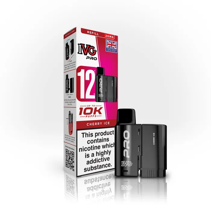 IVG Pro 12 Cherry Ice Refill Pods | 10mg